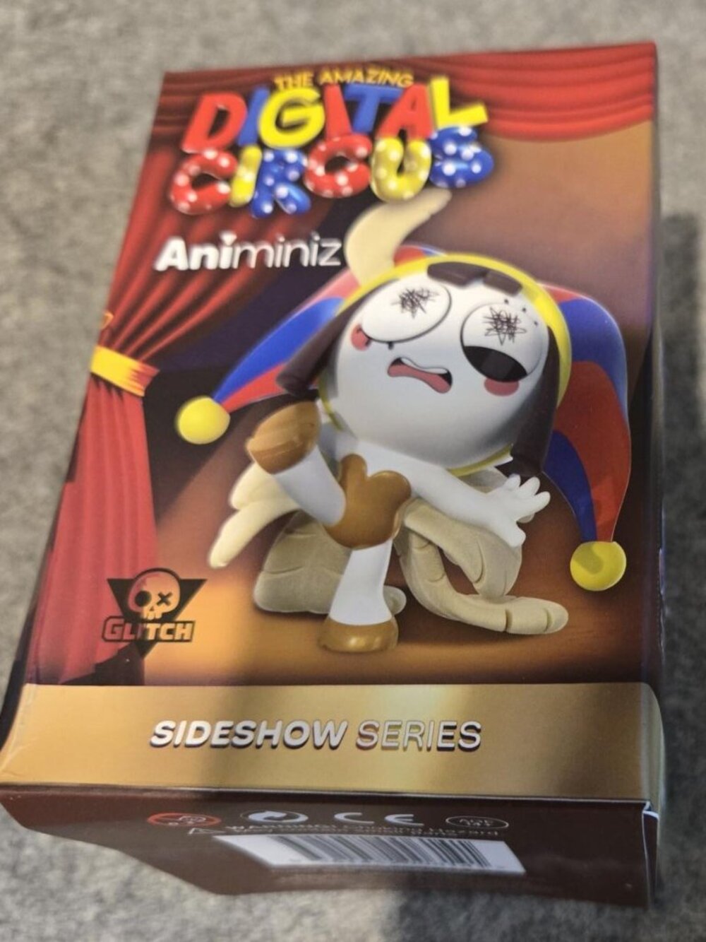 The Amazing Digital Circus Animiniz Sideshow Series Blind Box Mini Figure.